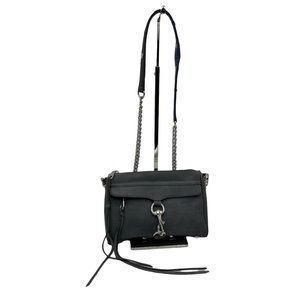 Rebecca Minkoff Blue Gray Mini M.A.C Suede Crossbody Bag
